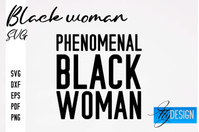 Black Woman SVG | Women Power SVG | Beauty SVG Design