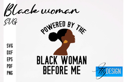 Black Woman SVG | Women Power SVG | Beauty SVG Design