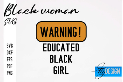 Black Woman SVG | Women Power SVG | Beauty SVG Design