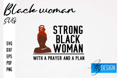 Black Woman SVG | Women Power SVG | Beauty SVG Design