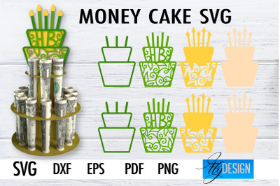 Money Cake SVG | Money Holder SVG Design | Gift SVG Design