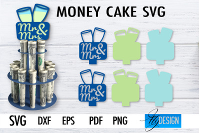 Money Cake SVG | Money Holder SVG Design | Gift SVG Design