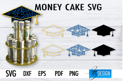 Money Cake SVG | Money Holder SVG Design | Gift SVG Design