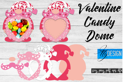 Valentine Candy Dome SVG | Candy Holders SVG | Treat Box SVG