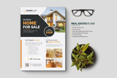 Real Estate Flyer Design Template