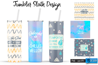 Sloth Tumbler | Sloth Design | Lazy SVG | Sloth 20 Oz Tumbler| Tumbler