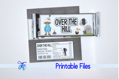 Over The Hill Woman Candy Bar Wrapper aa