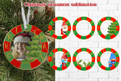 Christmas ornaments sublimation, Gnome Christmas ornaments By Svetana  Studio