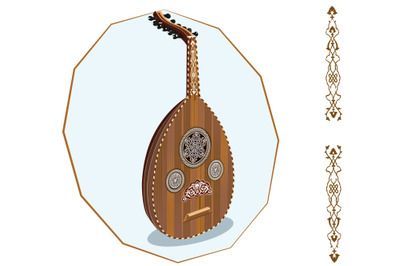 Oud is a stringed plucked instrument common in the countries of the Ne
