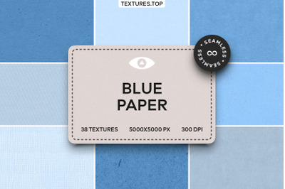 38 Seamless Blue Paper Texture Pack