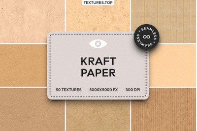 50 Seamless Kraft Paper Texture Pack