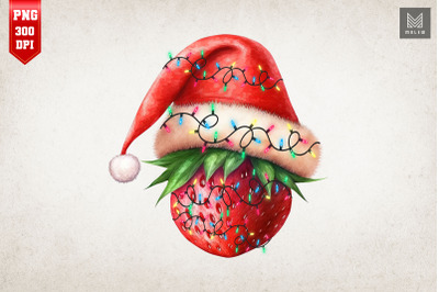 Xmas Strawberry Tangled Christmas Lights