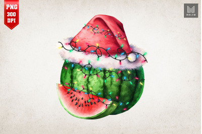 Watermelon Tangled Christmas Lights