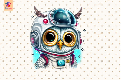 Astronaut Owl Cute Animal Lover