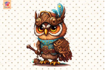 Combatant Owl Cute Animal Lover