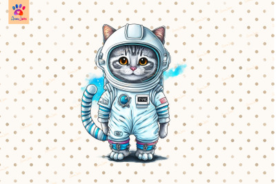 Astronaut Cat Cute Animal Lover