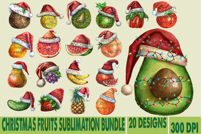 Xmas Fruits Bundle-20 Designs-221126