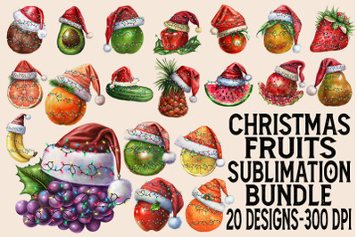 Xmas Fruits Bundle-20 Designs-221128
