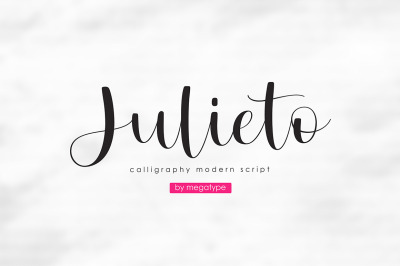 Julieto // Calligraphy Modern