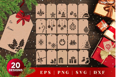 Gift Tags | Christmas Svg Bundle | Cut Files