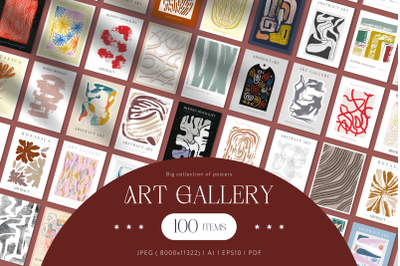 Art Gallery - A4 Posters Bundle