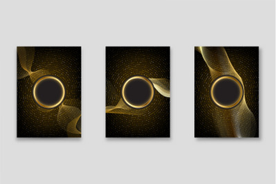 About Set Gold Abstract Background Elegant Graphic