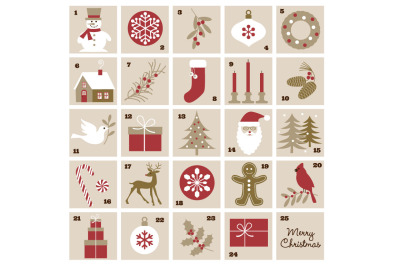 Christmas Illustrations Advent Calendar