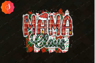 Mama Claus Family Matching Design