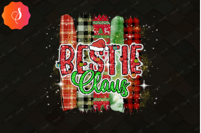 Bestie Claus Family Matching Design