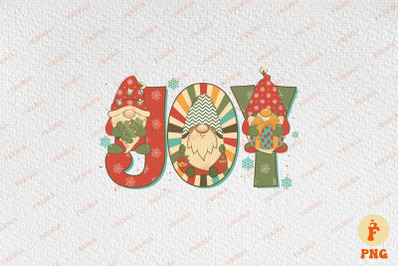 Retro Joy Gnomies Christmas Gnome