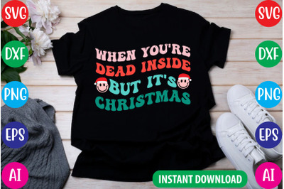 Retro Christmas T-shirt Design