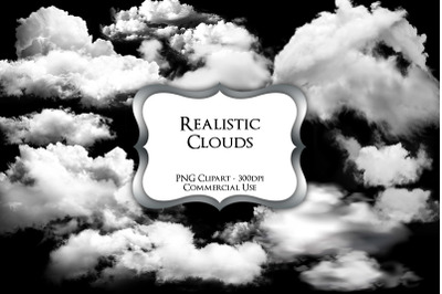 Realistic Clouds PNG Clipart