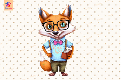 Student Fox Cute Animal Lover