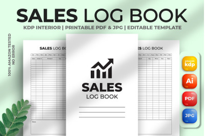 Sales Log Book KDP Interior