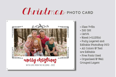 Christmas Photo Card / Holiday Card
