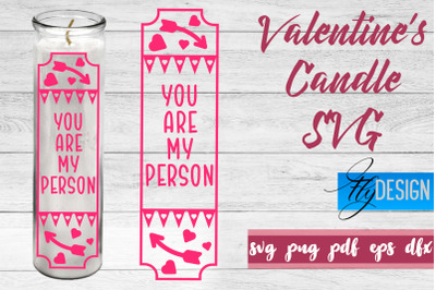 Valentine&amp;&23;039;s Candles SVG | Love SVG | Candles Design SVG