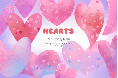 Hearts Clipart - PNG Files