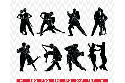 SVG Dance Players, Black silhouettes