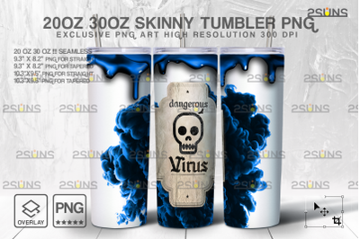 20oz Spooky Potion Skinny Tumbler Design, Sublimation Design PNG