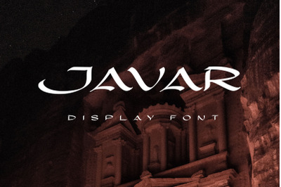Javar - Display Font