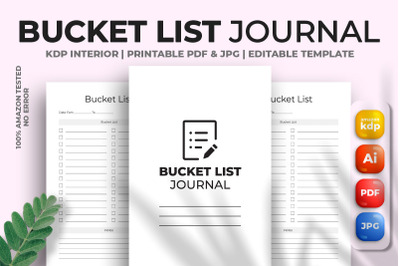 Bucket List Journal KDP Interior