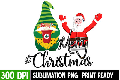 Merry Christmas  Sublimation Design