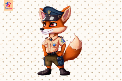 Peaceofficer Fox Cute Animal Lover