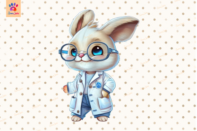 Doctor Bunny Cute Animal Lover
