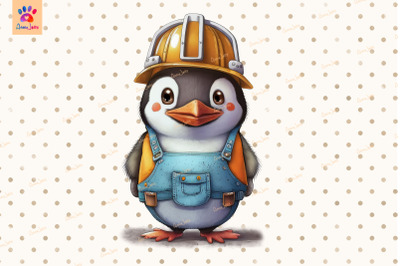 Worker Penguin Clipart Animals Lover