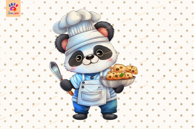 Chef Panda Clipart Animal Lover