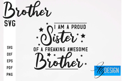 Brother SVG | Brother Quotes Design | Family SVG