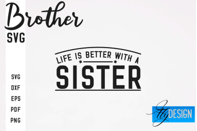 Brother SVG | Brother Quotes Design | Family SVG