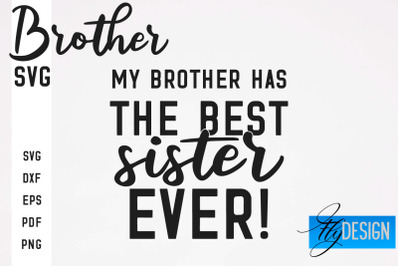 Brother SVG | Brother Quotes Design | Family SVG