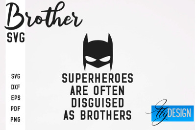 Brother SVG | Brother Quotes Design | Family SVG